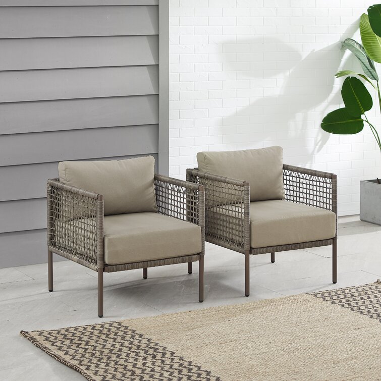 Bayou Breeze Apruva Patio Chair with Cushions Wayfair Canada